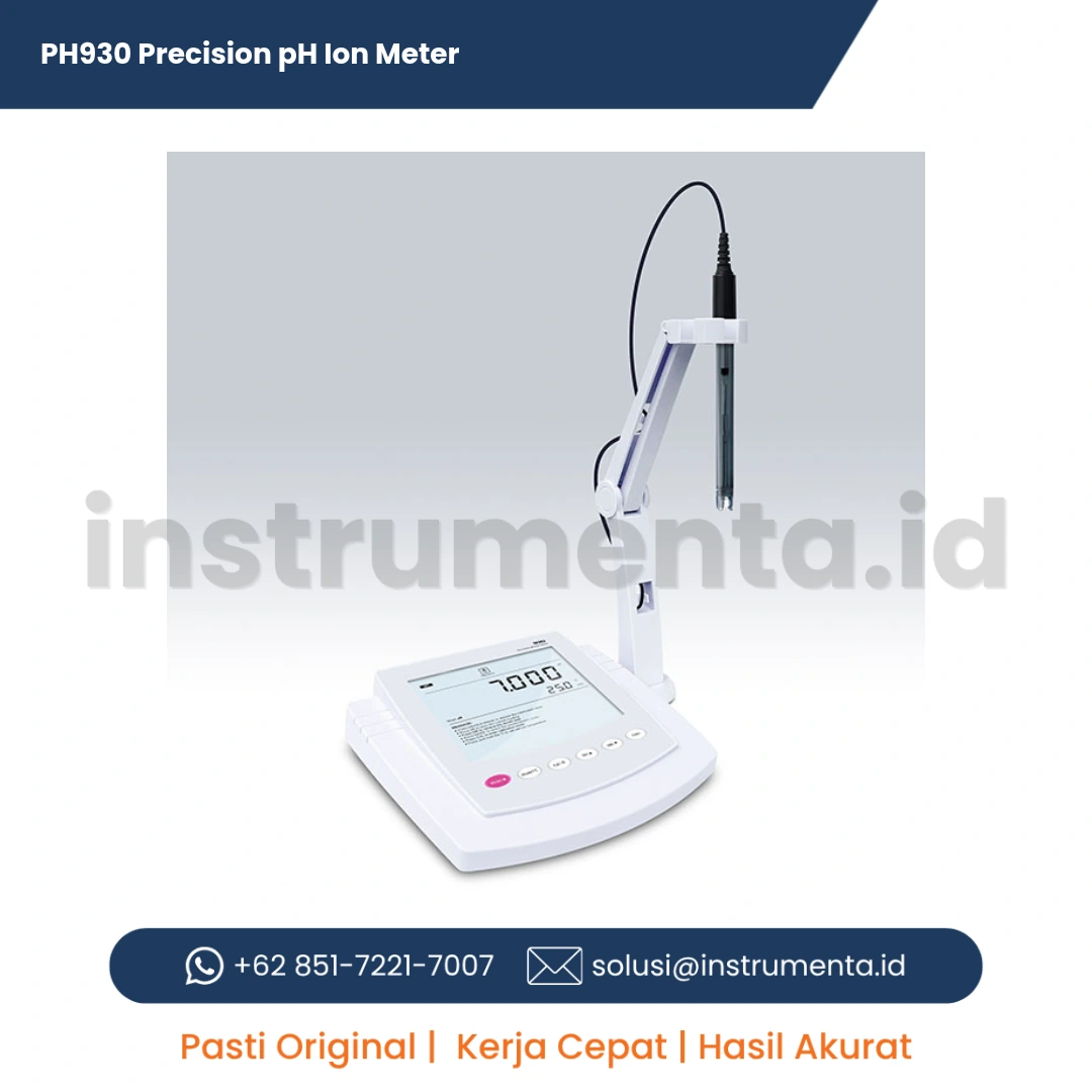 Official Supplier PH930 Precision pH/Ion Meter Alat Ukur Derajat Keasaman dan Konsentrasi Ion Laboratorium Meja